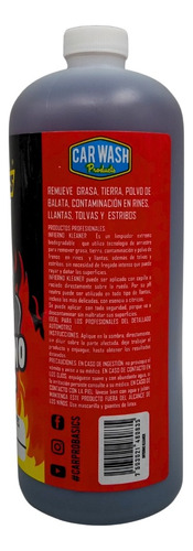 Probasics Infierno Poderoso Desengrasante Concentrado 1 Lt Foto 2