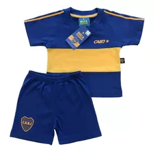 Conjunto De Bebe Boca Juniors Retro Producto Oficial 