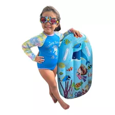 Prancha/ Boia Infantil + Óculos De Natação. Piscina/praia 3+