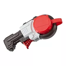 Lanzador Beyblade Giro Derecho Izquierdo Color Rojo