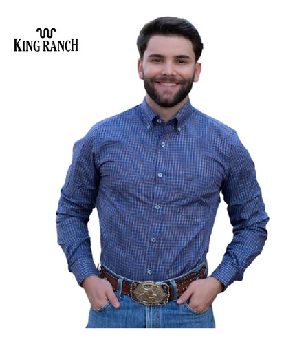 Camisa Masculina King Ranch Xadrez Country Lançamento