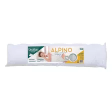 Almohada Corporal Alpine Duoflex De 200 Hilos, Algodón, Color Blanco