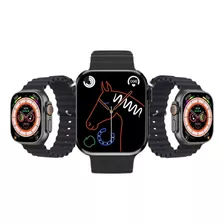 Relógio Smartwatch Hw 8 Ultra Mini Feminino Masculino 41mm Cor Da Caixa Preto Cor Da Pulseira Preto Cor Do Bisel Preto Desenho Da Pulseira Liso