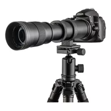 Lente 420-800mm Super Telefoto Zoom Canon T6 T5i T4 T3i 70d