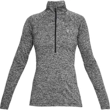 Buzo Under Armour Tech 1/2 Zip Twist Mujer-negro