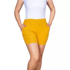 Bermuda Feminina Shorts Estilo Alfaiataria Bengaline