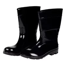 Bota Pvc Pr Cano Médio Com Forro N39 - Kala