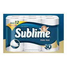 Papel Higienico Sublime 12 X 30 Metros - 1 Funda