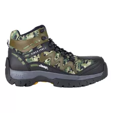 Bota Dielectrica Poliamida Jeep Hombre 3572 Verde Industrial