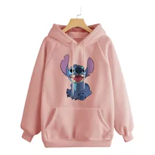 Blusa De Frio Lillo E Stitch Careta Animado Feminino Moletom