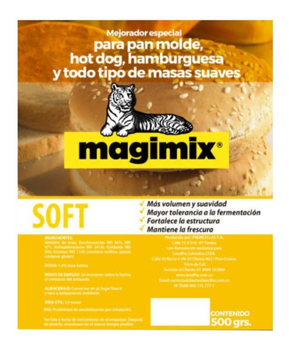 Mejorador Especial Para Pan Molde Magimix Soft X 500gr