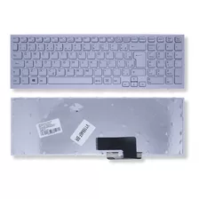 Teclado Sony Vaio Pcg-71911x Vpceh40eb Vpceh40eb/w Br Branco Idioma Português Brasil