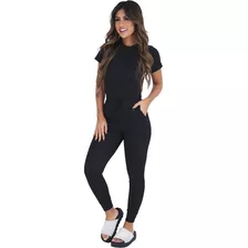 Conjunto Moda Feminina Ribana Calça E Blusa Moda Verão