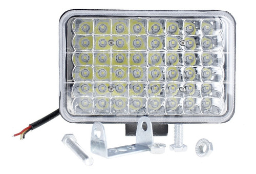 Par Faros Unidad 4x6 48 Led 4656 Rectangular Alta Baja H4 F1 Foto 5