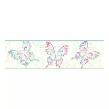 York Wallcoverings Growing Up Kids Butterfly/scroll - Papel 