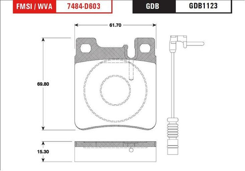 Balata Trw S420 4.2 1994 1995 1996 1997 1998 1999 Foto 2