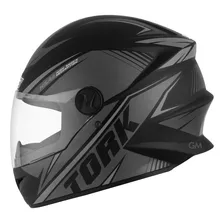 Capacete Moto R8 Masculino Viseira Transparente + Narigueira