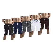 Kit 5 Shorts Crossfit Dry Fit Academia Treinos Fitness