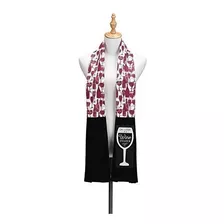 Su Wine Oclock Extra Long Cotton Blend Over The Shoulder Toa