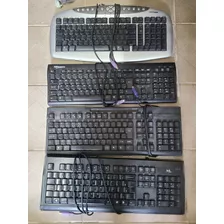 Teclados Antigos Padrão Ps2 - Todos Os 4 Por 50,00