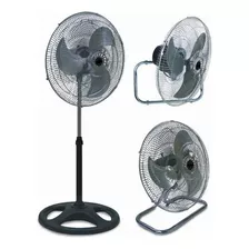 Ventilador 3 En 1 Delne Pie Piso Pared Motor 100%cobre