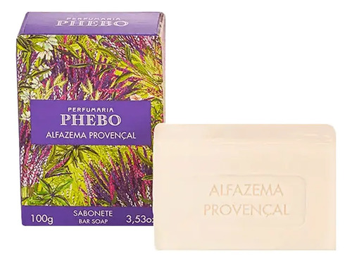 Sabonete Em Barra Alfazema Provençal 100g Phebo