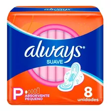 Absorvente Always Super Proteção Suave Com Abas 8 Unidades