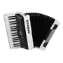 Primera imagen para búsqueda de acordeon hohner corona 2 blanca