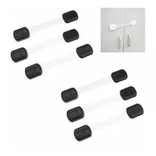 Cierre De Seguridad - Child Safety Locks (black) - Set Of 6 