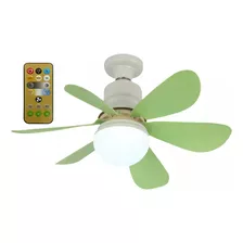 Lámpara De Ventilador Led Con Control Remoto E27, Ventilador