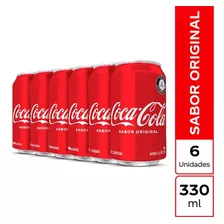 Coca Cola Sabor Original Lata 354ml Pack X6 Gaseosa Bebida