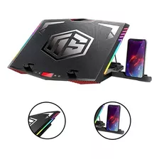 Cooler Para Laptop Gamer Rgb Cybercool 15.6 - 17 Pulgadas