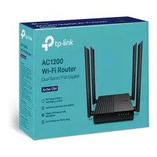 Router Inalambrico Tp-link Archer C64 Ac1200 Gigabit Mu-mimo