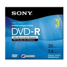 Sony Mini Dvd-r Caja Slim 1.4gb 30min Pack 3 Unidad Ecoffice