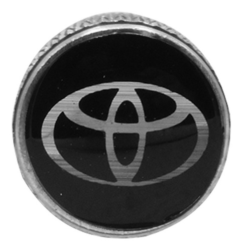 Juego Tapones Automotriz Vlvulas Llanta Logotipo Toyota Foto 3