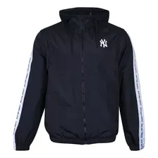 Jaqueta Corta Vento New Era Plus Size Ny Yankees - Preto