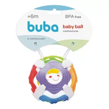 Brinquedo Chocalho Bebê Bola Multitexturas Com Luz E Som