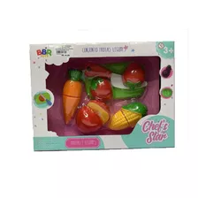 Conjunto Chef's Star - Frutas E Legumes - Bbr Toys 