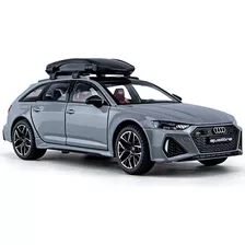 1:24 Con Luz Y Sonido Audi Rs6 Miniatura Car Luz Y So [u]