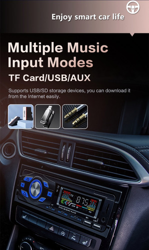 Auto Esteros Mp3 Bluetooth Asistente Voz Carga Rpida 2.1a Foto 5