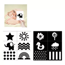 Cartas Brinquedo Montessori Alto Contraste P/ Bebê Estímulo
