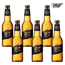 Cerveza Rubia Miller Porron 330ml Pack X6