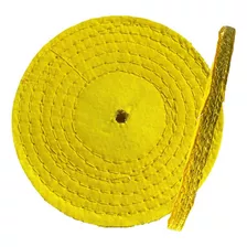 Roda Transisal Resinado Amarelo Duro 200mm Polimento Corte