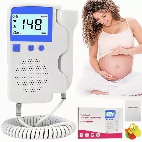 Baby Detector De Frecuencia Cardíaca Portátil Fetal Doppler