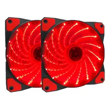 Ventilador Apevia Af212l-srd 120mm Red Led Ultra Silent Case