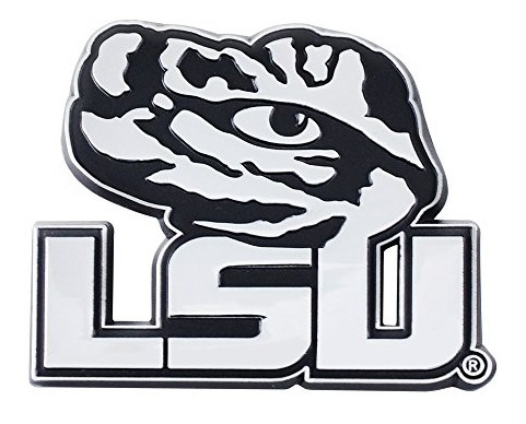 Emblema De Coche Fanmats 14800 Lsu Tigers 3d De Metal Cromad Foto 2