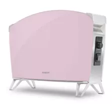 Vitroconvector Peabody Pe-bvc15p Doble Vidrio 1500w Rosa