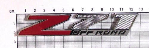 Logo Emblema Z71 Off Roard Chevrolet Silverado Foto 2