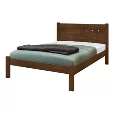 Cama Casal Framar Paola Mdf Cabeceira Malbec