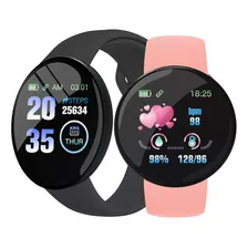 Reloj Inteligente D18 Smartwatch Redondo Android Ios 